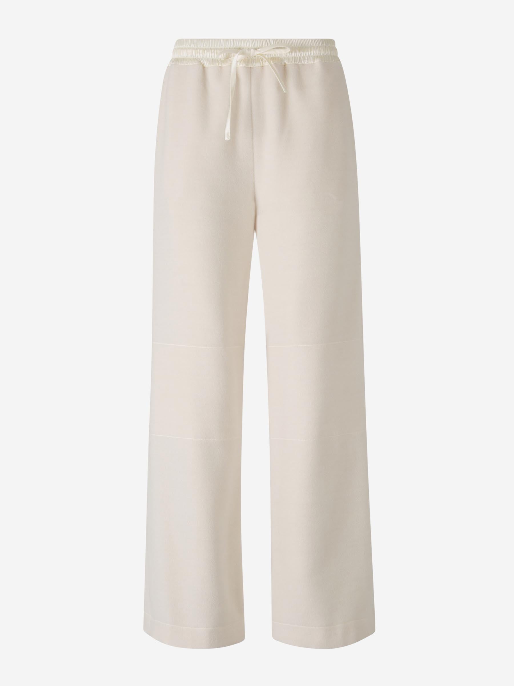 Jil Sander Pantalones Vellón Lana color Crema sku 761-003636 01 - Foto 1