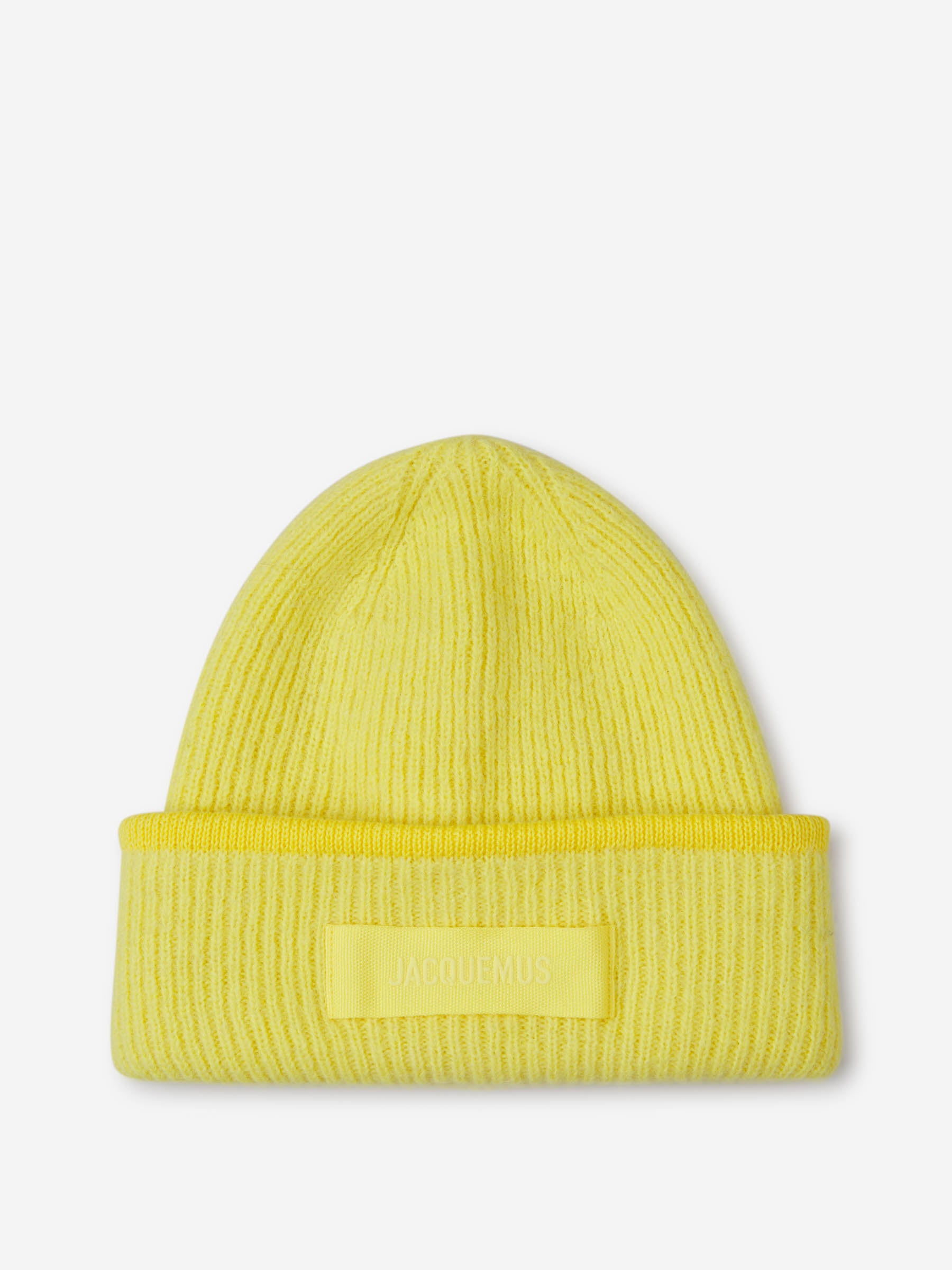 Jacquemus Gorro Le Bonnet Gros Grain color Amarillo sku 899-001935 03 - Foto 1