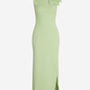 Roland Mouret Vestido Midi Lazo color Verde Lima sku 721-000272 01 - Foto 1