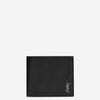 Saint Laurent Cartera Piel Granulada Logo color Negro sku 691-001364 01 - Foto 1