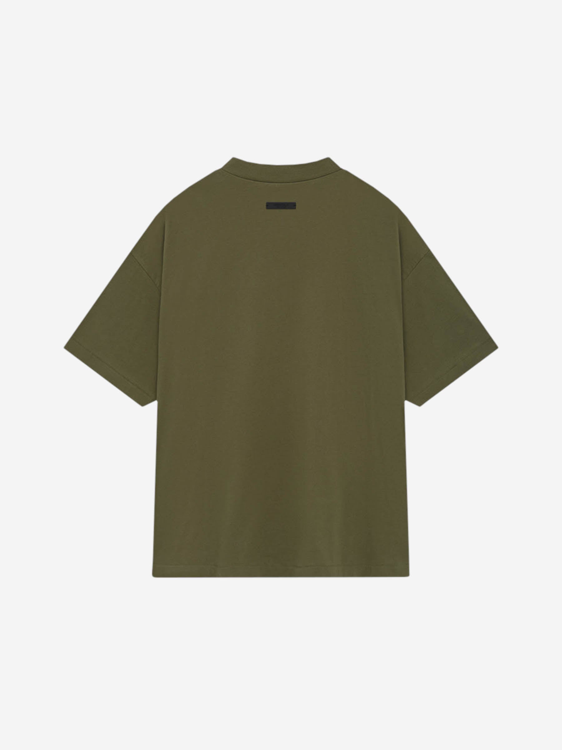 Fear of God Essentials Camiseta Logo Algodón color Verde Militar sku 553-004010 05 - Foto 2