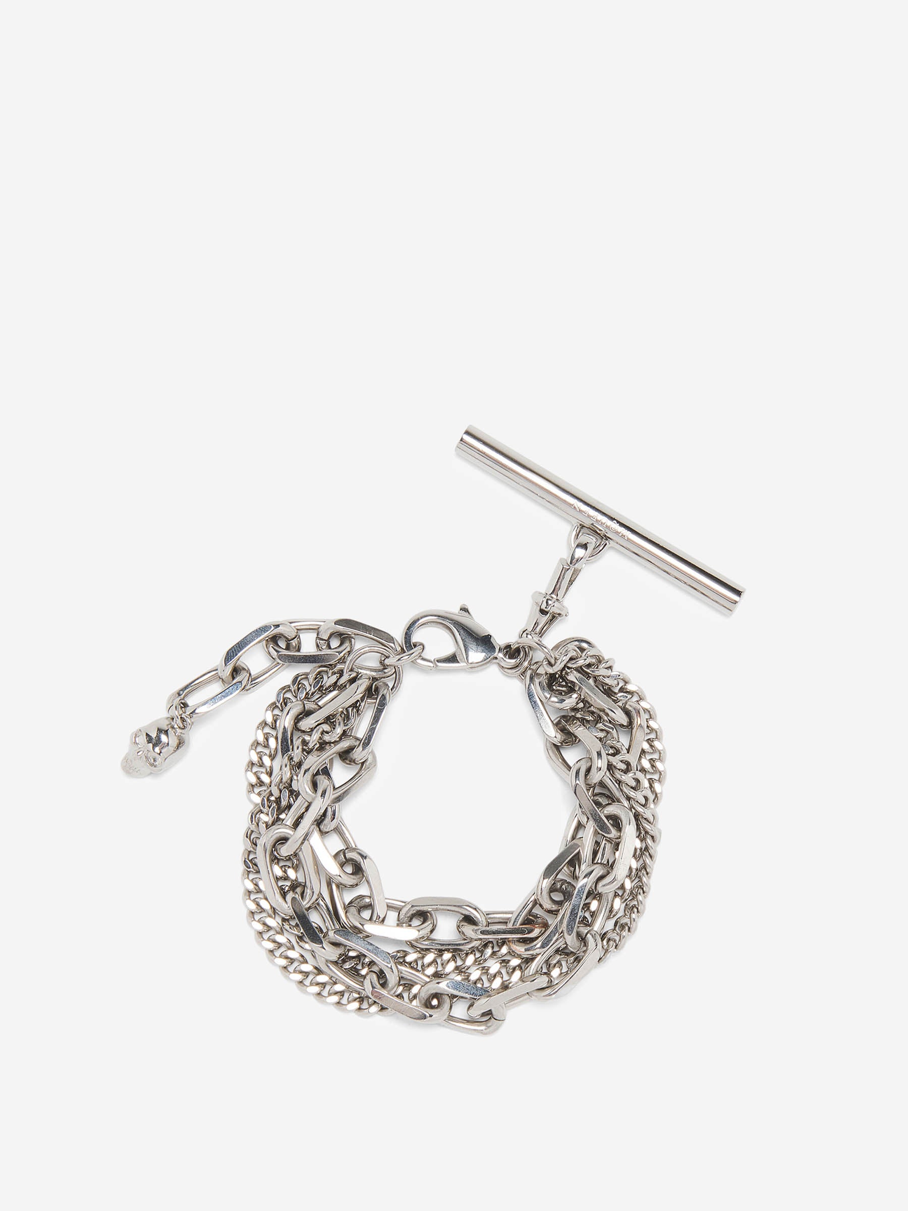 Alexander McQueen Pulsera Cadenas Latón color Plateado sku 682-000815 01 - Foto 1