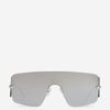 Alexander McQueen Gafas de Sol Rectangulares Pantalla color Plateado sku 614-002808 01 - Foto 1