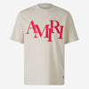 Amiri Camiseta Algodón Logo color Crema sku 553-003751 01 - Foto 1