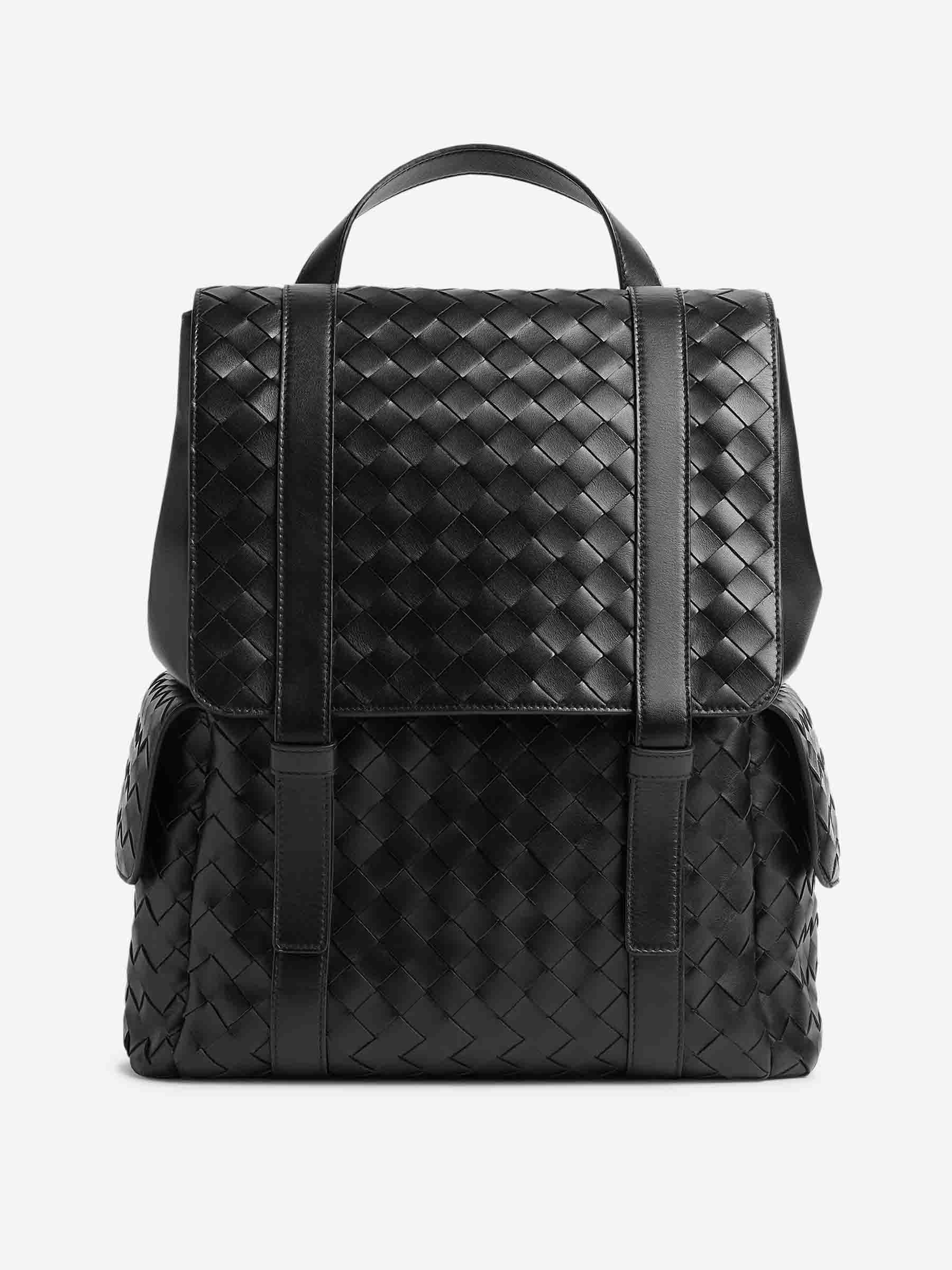 Bottega Veneta Mochila Intrecciato Piel color Negro sku 692-001902 01 - Foto 1