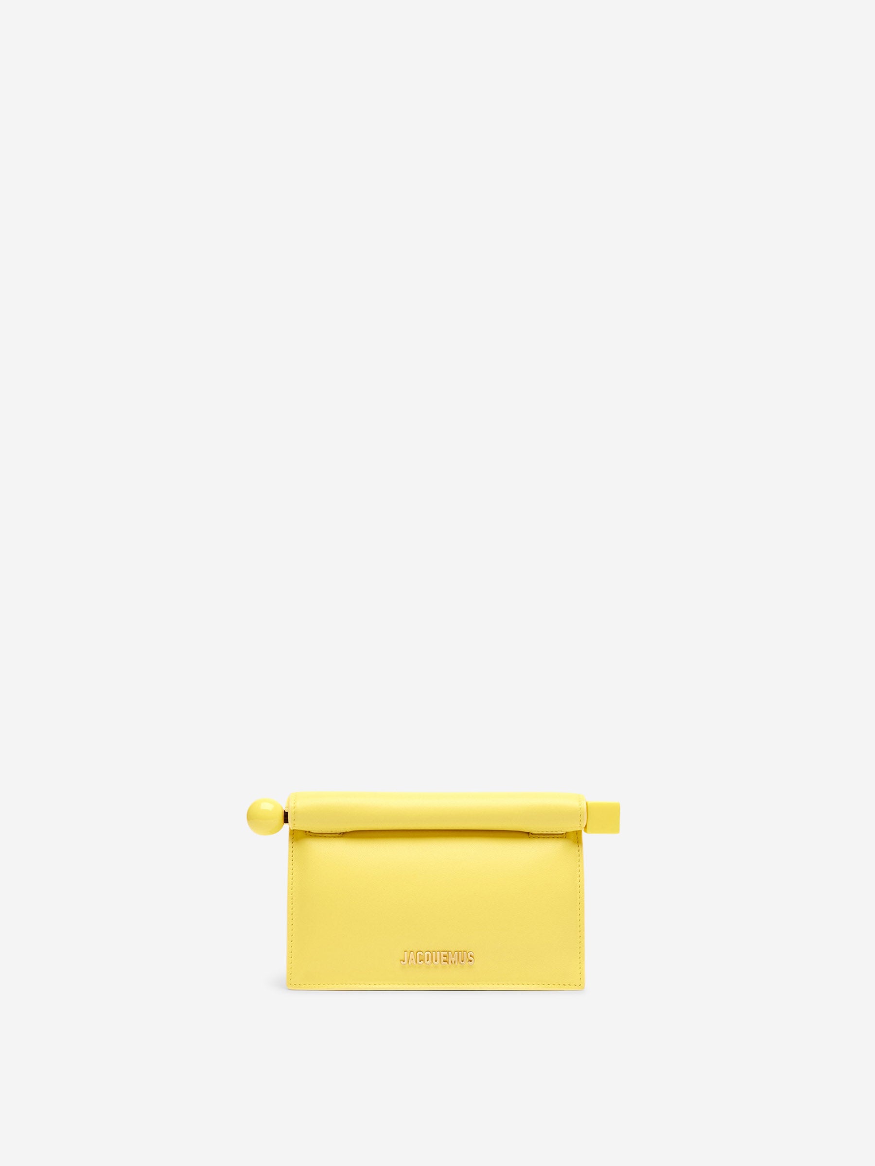 Jacquemus Bolso La Pochette Rond Carré color Amarillo sku 810-007707 02 - Foto 1