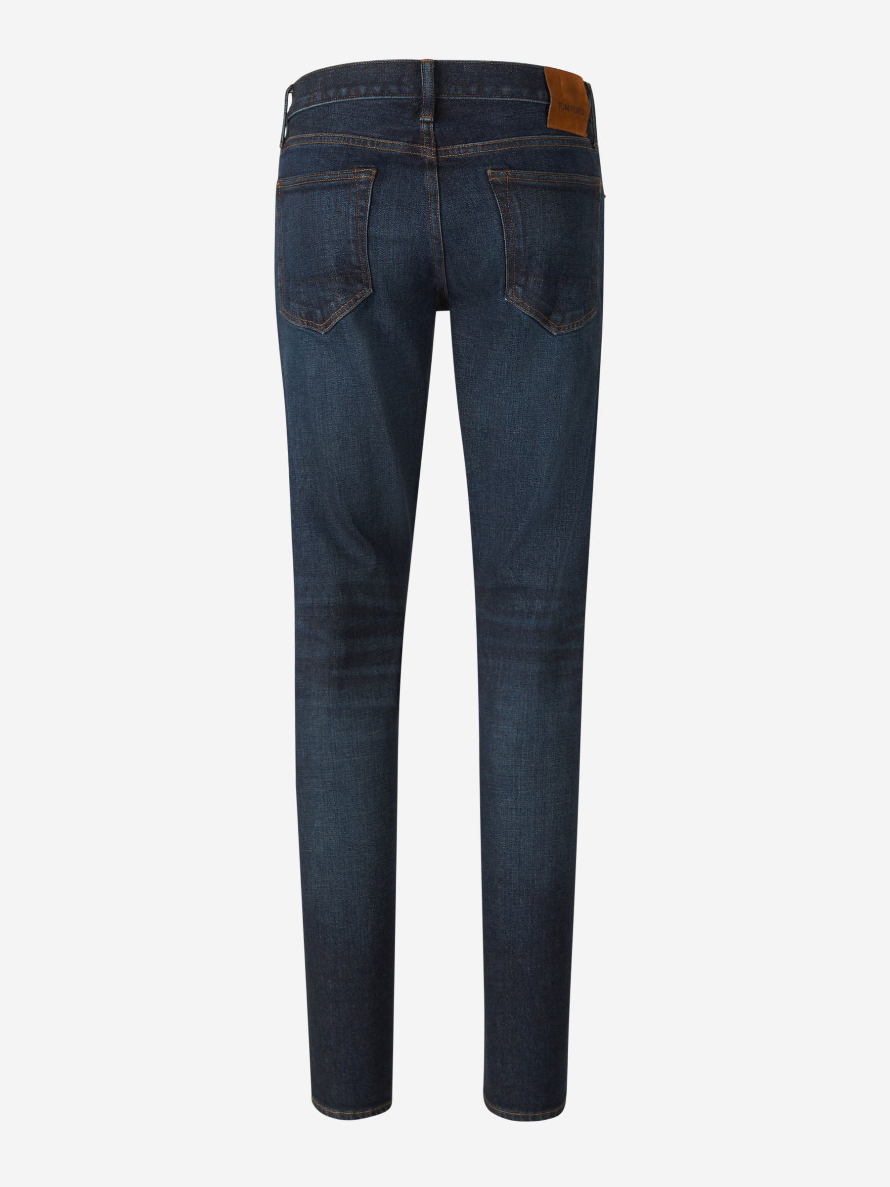 Tom Ford Jeans Slim Fit Algodón color Azul Denim Oscuro sku 522-002653 01 - Foto 2