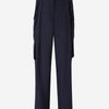 Dries Van Noten Pantalones Cargo Fluidos color Burdeos sku 761-003500 01 - Foto 1