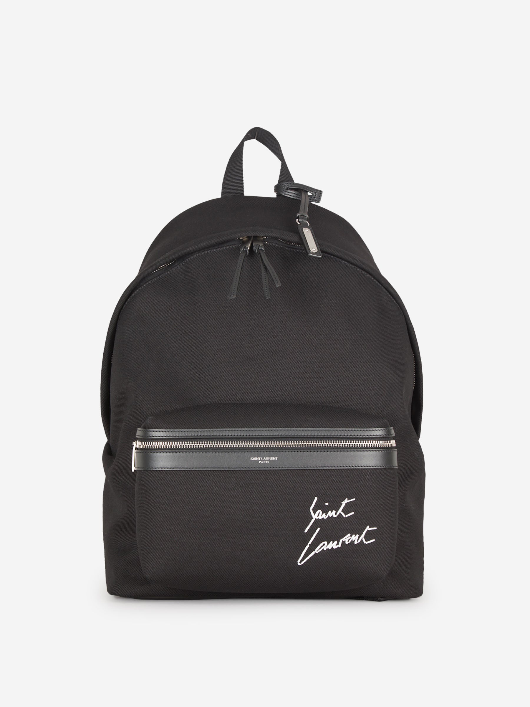 Saint Laurent Mochila Logo City color Negro sku 692-001894 01 - Foto 1