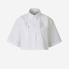 Givenchy Camisa Cropped Algodón color Blanco sku 702-000454 01 - Foto 1