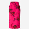 Erdem Falda Midi Motivo Flores color Fucsia sku 750-001477 01 - Foto 1