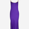 Rabanne Vestido Midi Satinado color Violeta sku 731-005936 01 - Foto 1