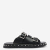 Alexander McQueen Sandalias Piel Punk color Negro sku 800-005331 01 - Foto 1