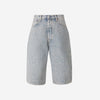 Acne Studios Bermuda Denim Monograma color Azul Denim Claro sku 523-001023 01