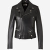 Saint Laurent Cazadora Biker Piel color Negro sku 772-001395 01 - Foto 1