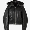 The Attico Chaqueta Bomber Piel color Negro sku 741-002198 01 - Foto 1