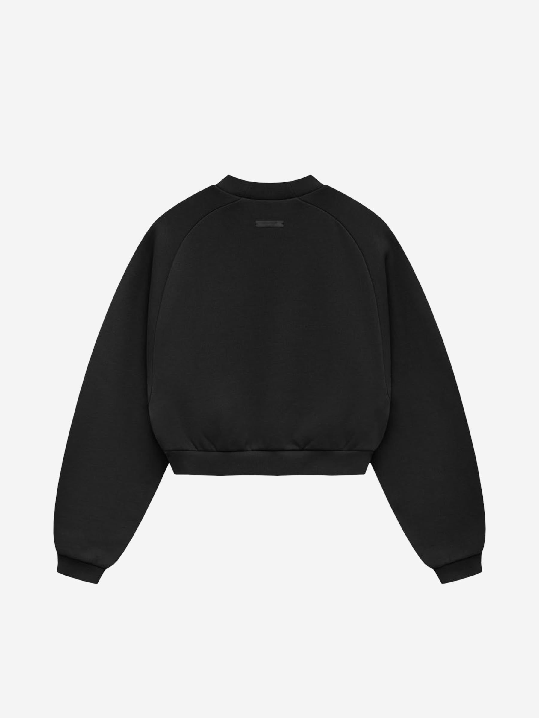 Fear of God Essentials Jersey Crewneck Logo color Negro sku 715-000162 01 - Foto 2