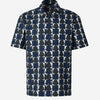 Moncler Camisa Motivo Geométrico color Azul Marino sku 532-000592 01 - Foto 1