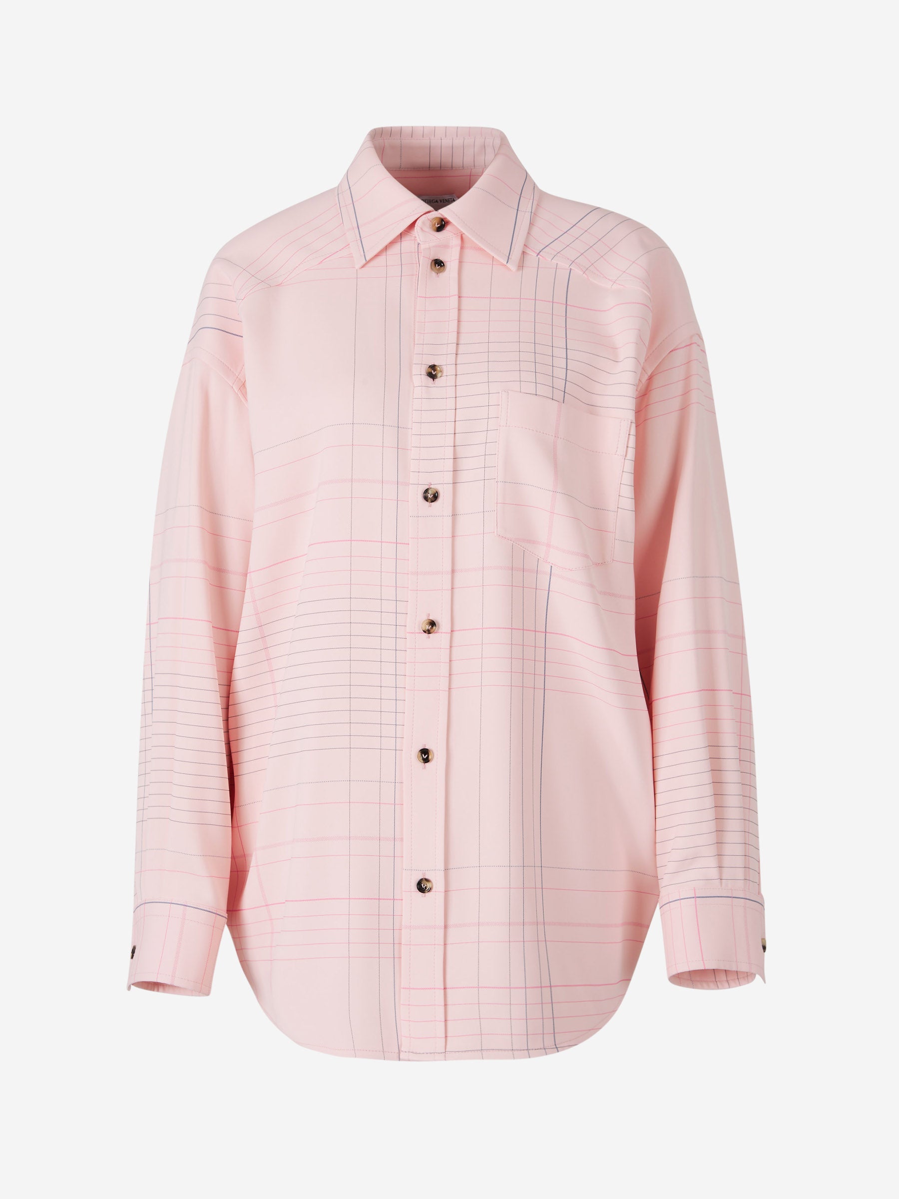 Bottega Veneta Camisa Notebook Viscosa color Rosa Palo sku 701-002164 01 - Foto 1