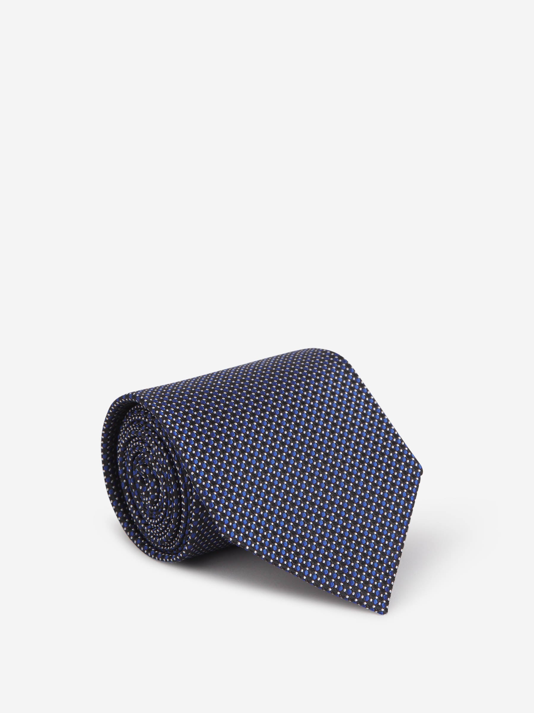 Tom Ford Corbata Motivo Lunares color Azul Marino sku 601-001509 02 - Foto 1