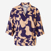 Dries Van Noten Blusa Motivo Abstracto color Azul Marino sku 702-000453 01 - Foto 1