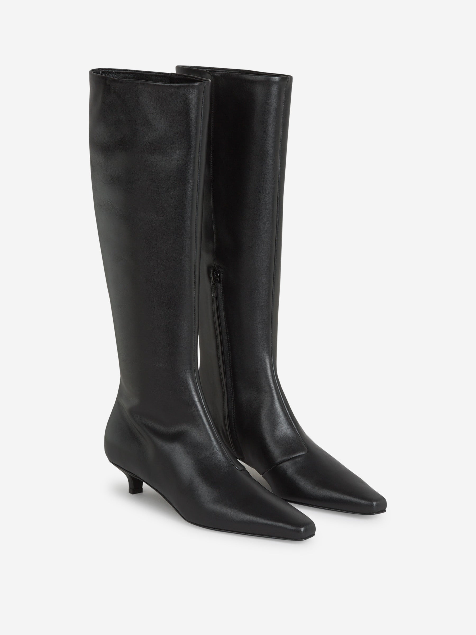 TOTEME Botas The Slim Knee-High color Negro sku 805-000762 01 - Foto 2