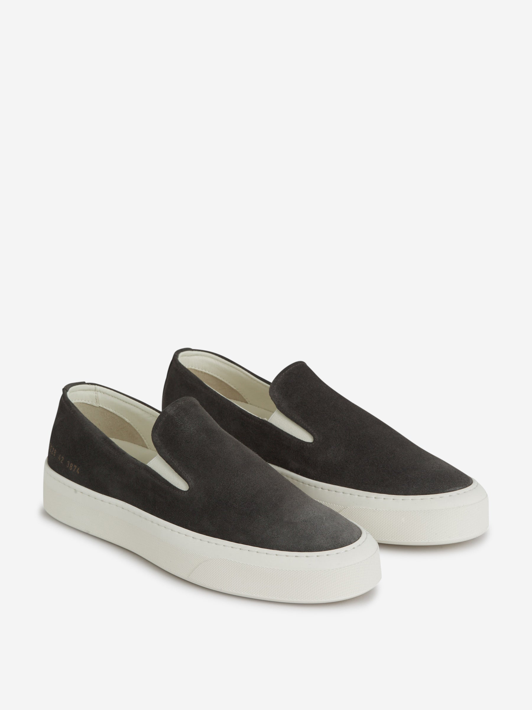 Common Projects Sneakers Slip-On piel color Gris Antracita sku 616-002908 02 - Foto 2