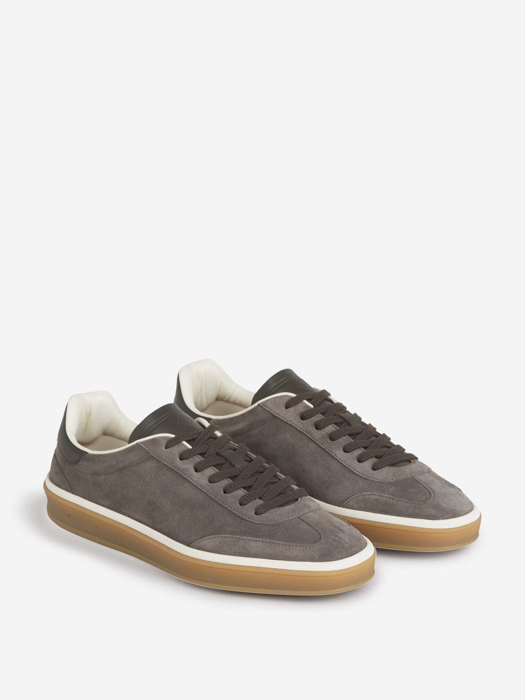 Loro Piana Sneakers Piel Walk color Taupe sku 616-002895 01 - Foto 2