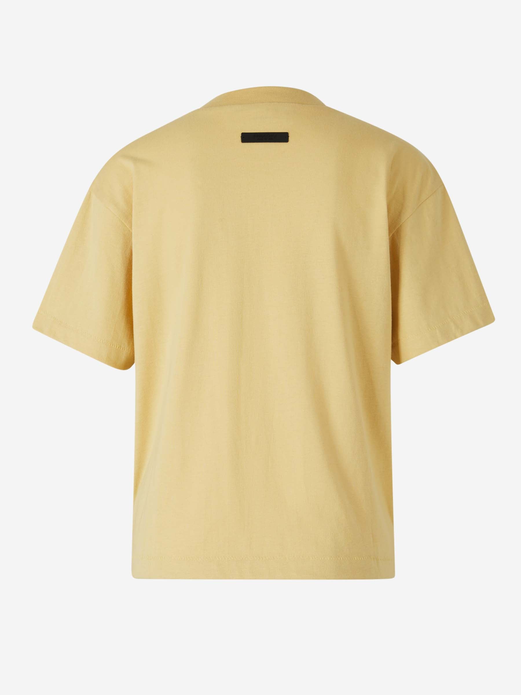 Fear of God Essentials Camiseta Logo Algodón color Amarillo sku 782-001635 03 - Foto 3