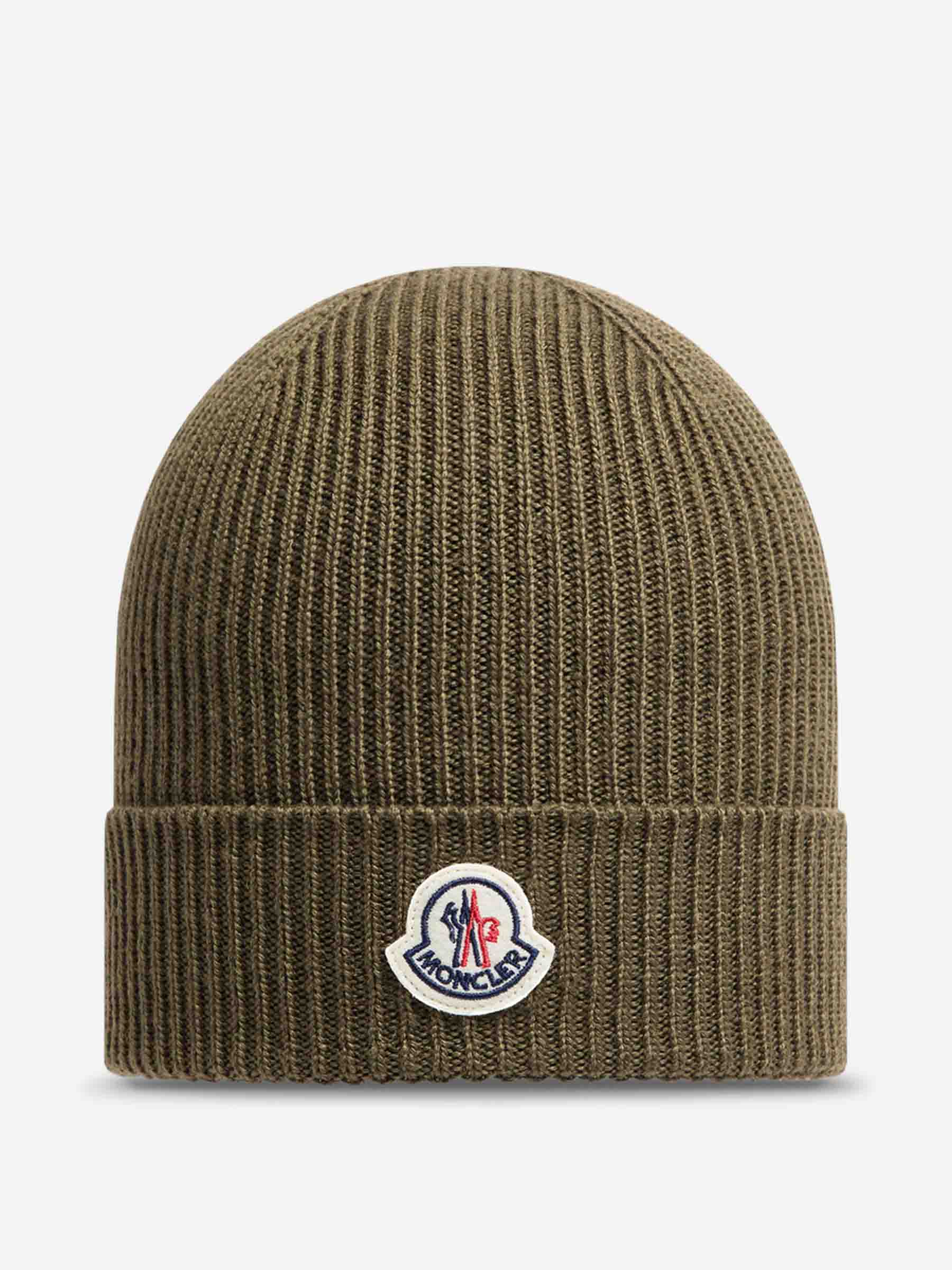 Moncler Gorro de Lana color Verde Militar sku 695-001632 01 - Foto 1