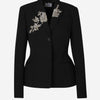 Erdem Blazer Tailored Bordado color Negro sku 741-002141 01 - Foto 1