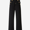 Balmain Pantalones Joggers Botones color Negro sku 761-003539 01 - Foto 1