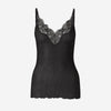 Saint Laurent Top Encaje Canalé color Negro sku 703-002267 01 - Foto 1