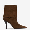 Saint Laurent Botines Niki Logo color Marron Oscuro sku 805-000757 01 - Foto 1