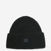 Acne Studios Face Gorro Punto Logo Pequeño color Negro sku 695-001530 03 - Foto 1