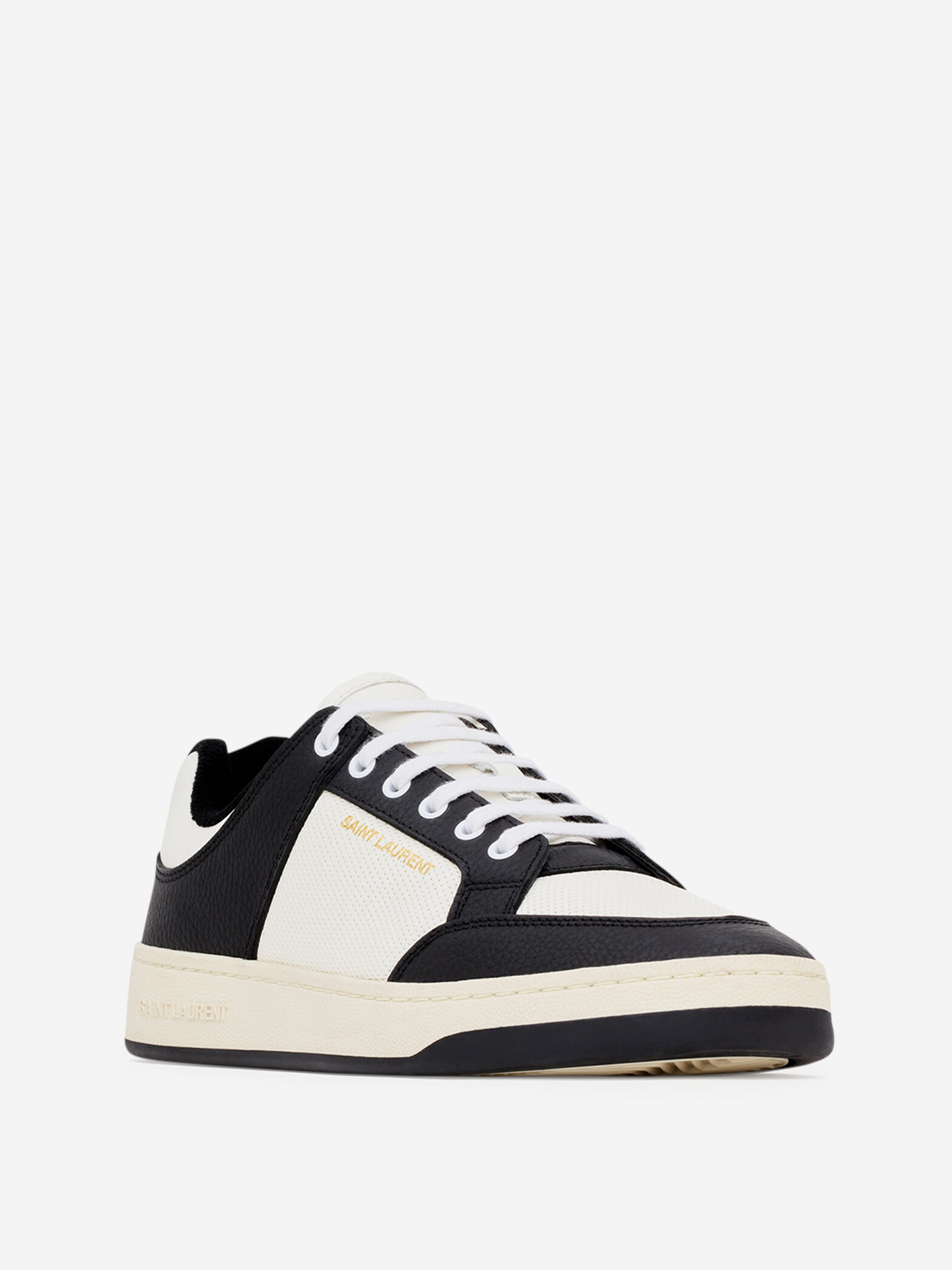 Saint Laurent Sneakers Piel Logo SL/61 color Negro sku 616-002927 02 - Foto 2