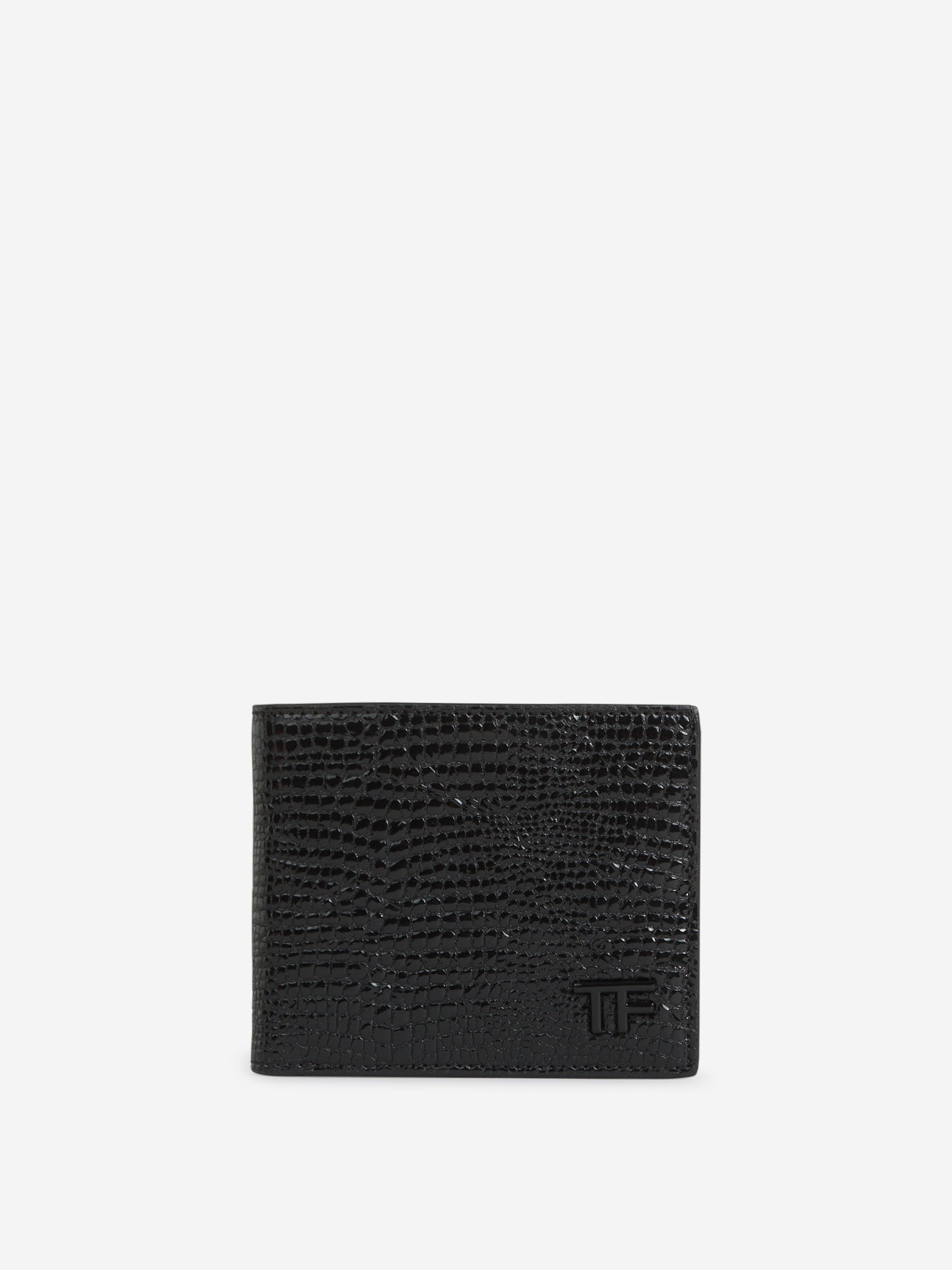 Tom Ford Cartera Logo Croco color Negro sku 691-001341 01 - Foto 1