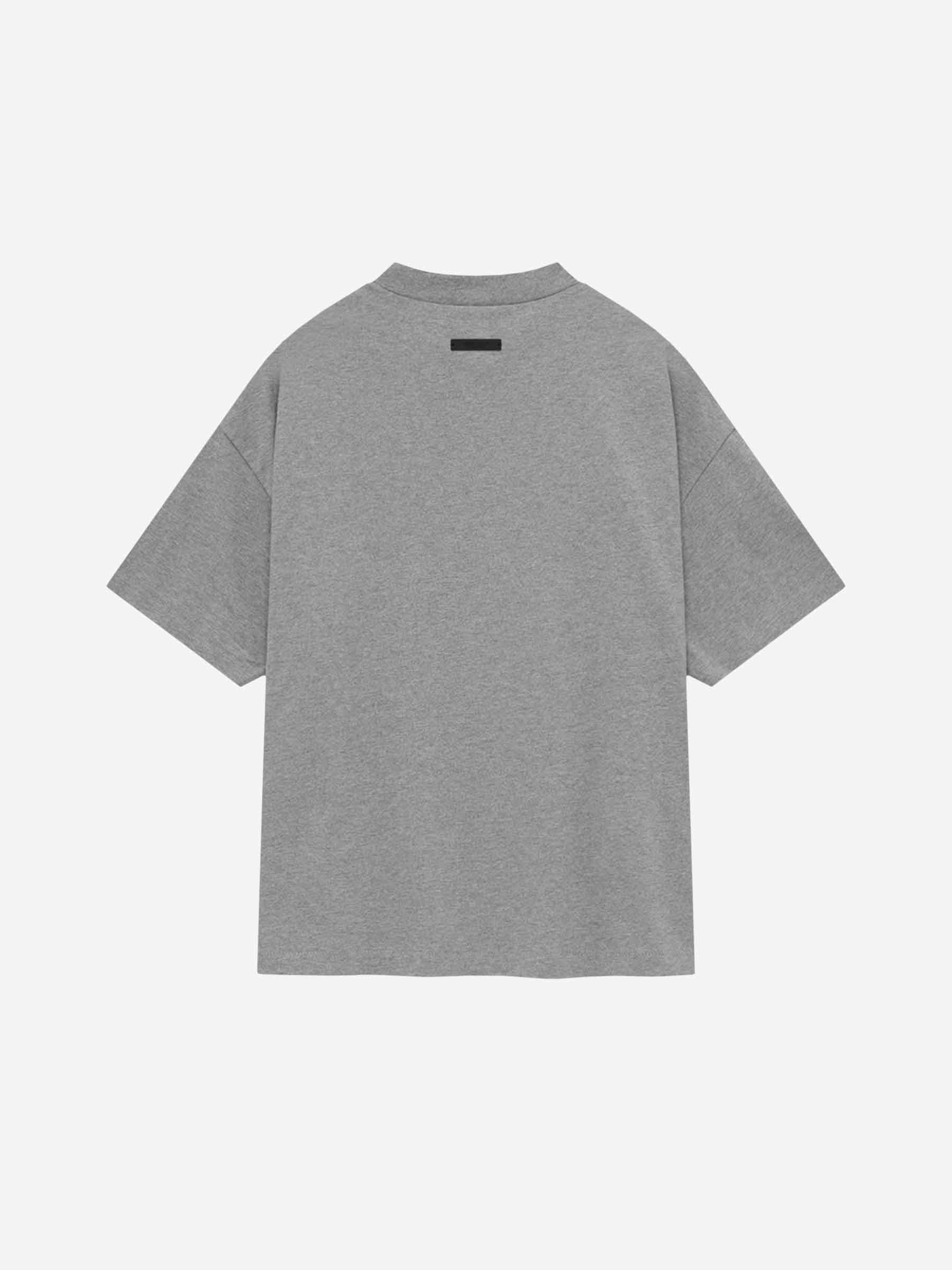 Fear of God Essentials Camiseta Logo Algodón color Gris Piedra sku 553-004010 02 - Foto 2