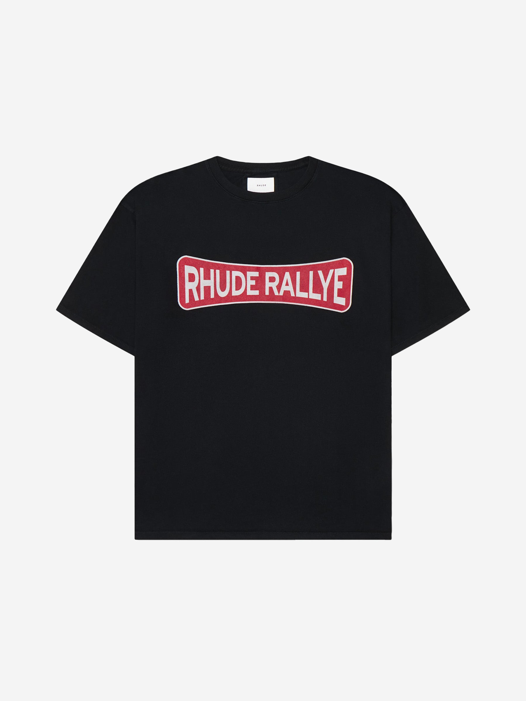 Rhude Camiseta Motivo Rhude Rallye color Negro sku 553-003844 01 - Foto 1