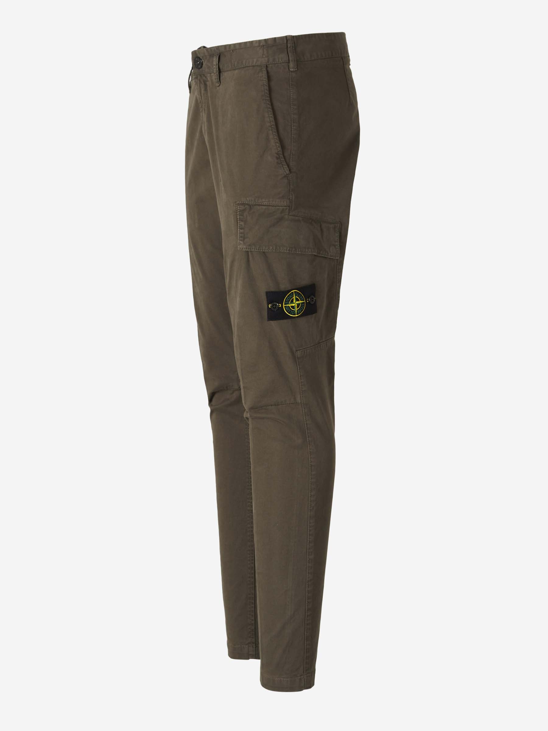 Pantaloni cargo elasticizzati