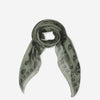 Alexander McQueen Pañuelo Classic Silk Blend Skull color Verde Militar sku 840-000763 01 - Foto 1