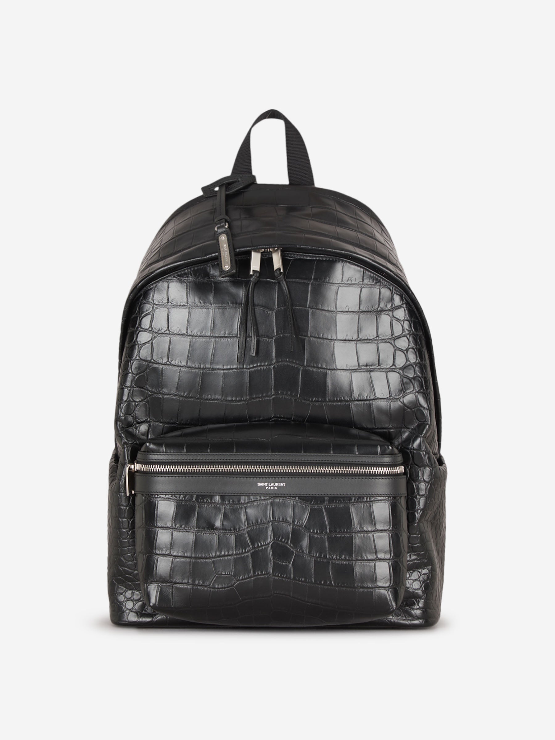 Saint Laurent Mochila Piel City color Negro sku 692-001893 01 - Foto 1