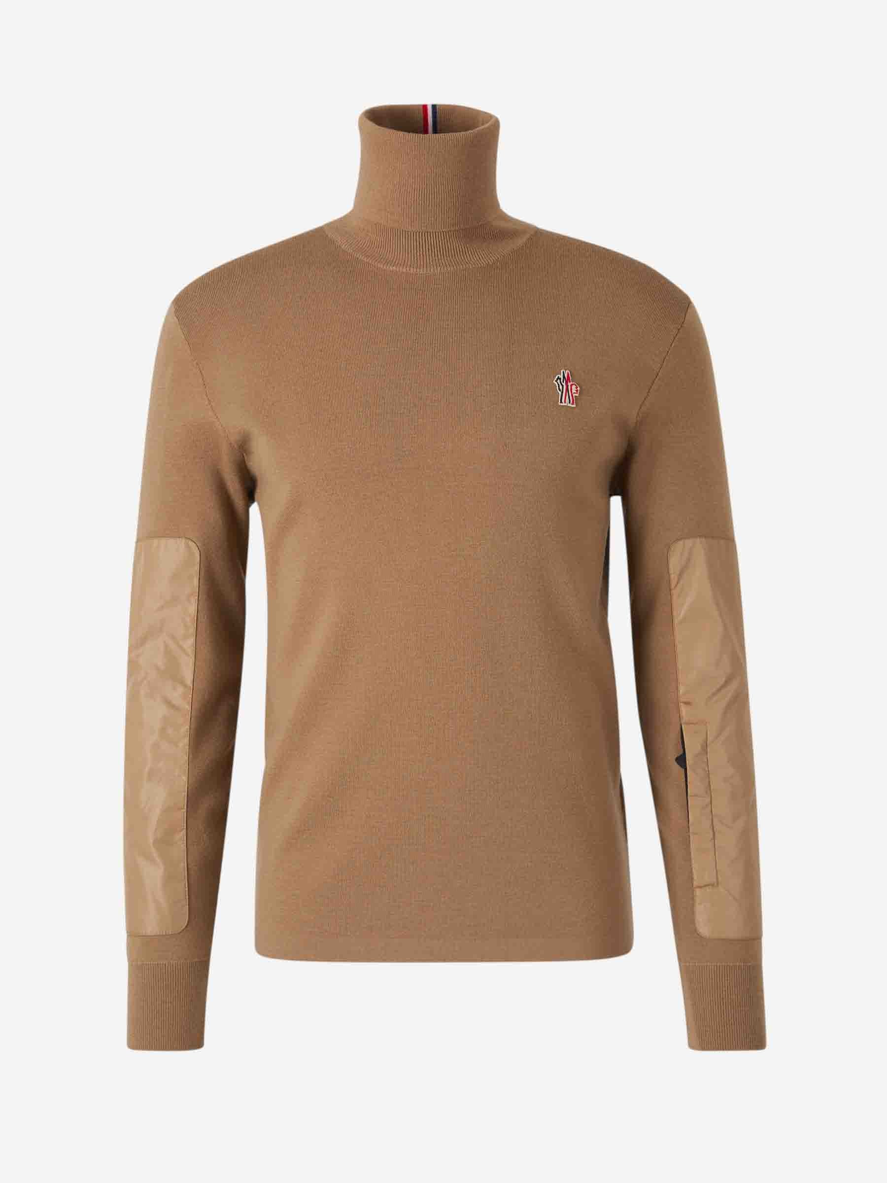 Moncler Grenoble Jersey Cuello Vuelto color Caramelo sku 542-002369 01 - Foto 1