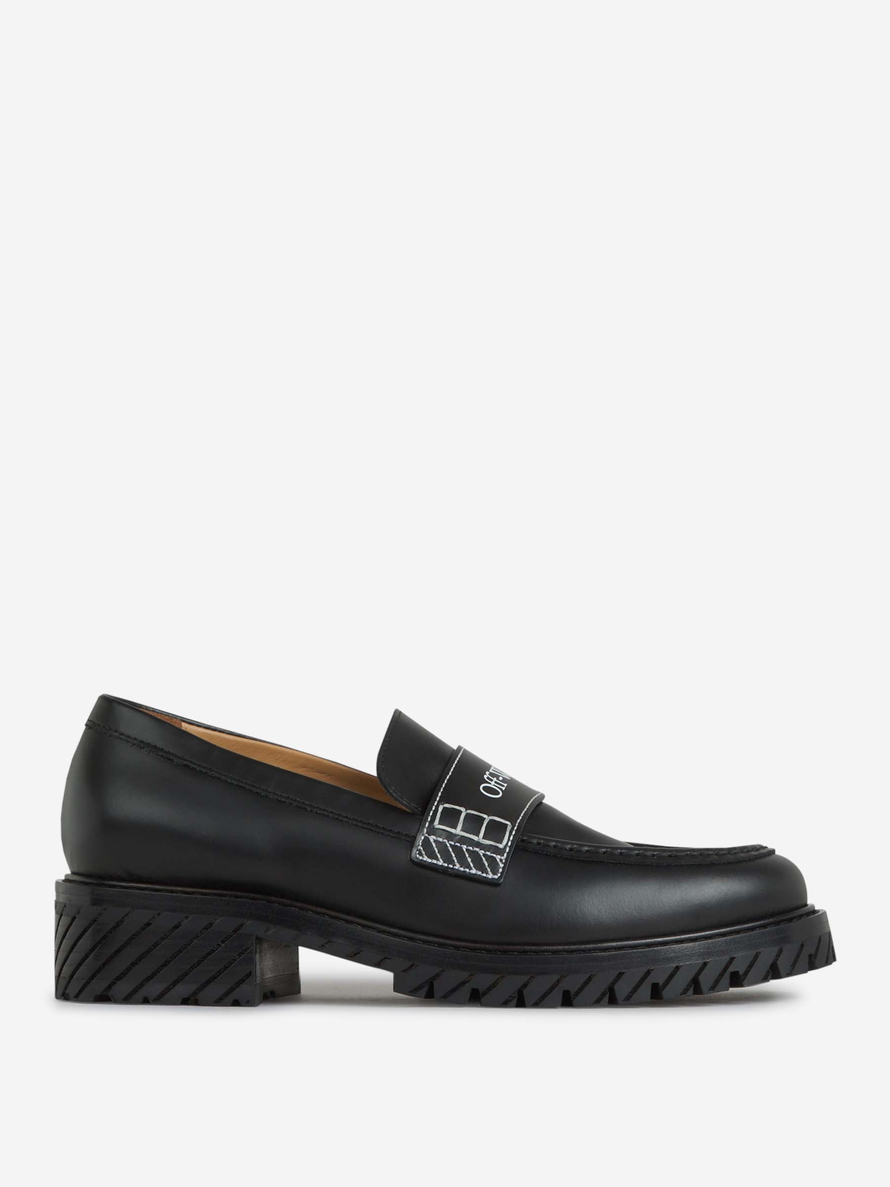 Off-White Zapatos Mocasins Derby color Negro sku 800-005347 01 - Foto 1