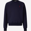 Ami Paris Sudadera Crewneck Logo color Azul Noche sku 545-001554 02 - Foto 1