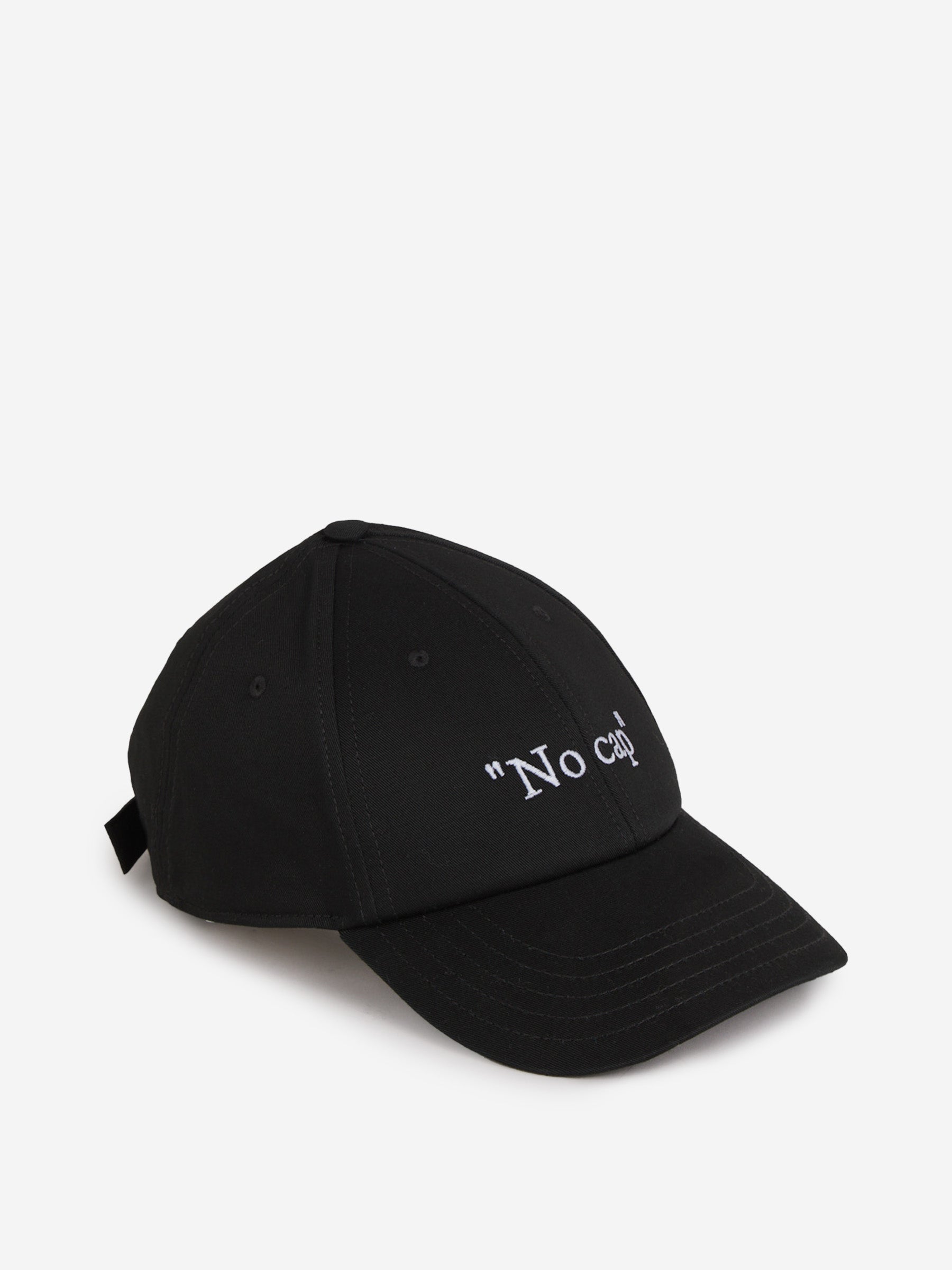 Off-White Gorra Algodón Logo color Negro sku 695-001588 01 - Foto 1