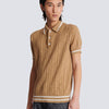 Balmain Polo Punto Lana color Caramelo sku 552-001505 00 - Foto 1