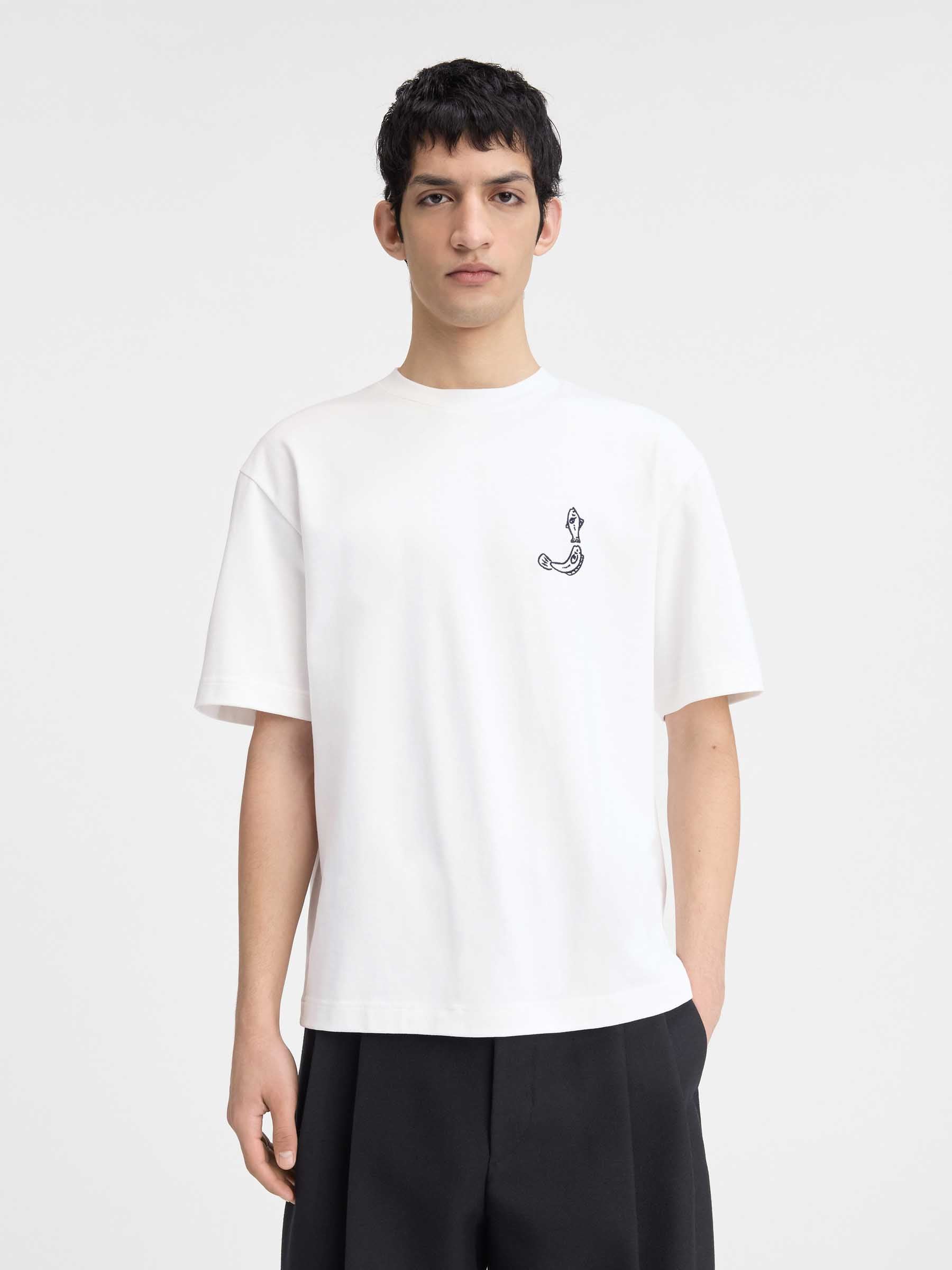 Jacquemus Camiseta Le t-shirt Merù color Blanco sku 553-003904 00 - Foto 2