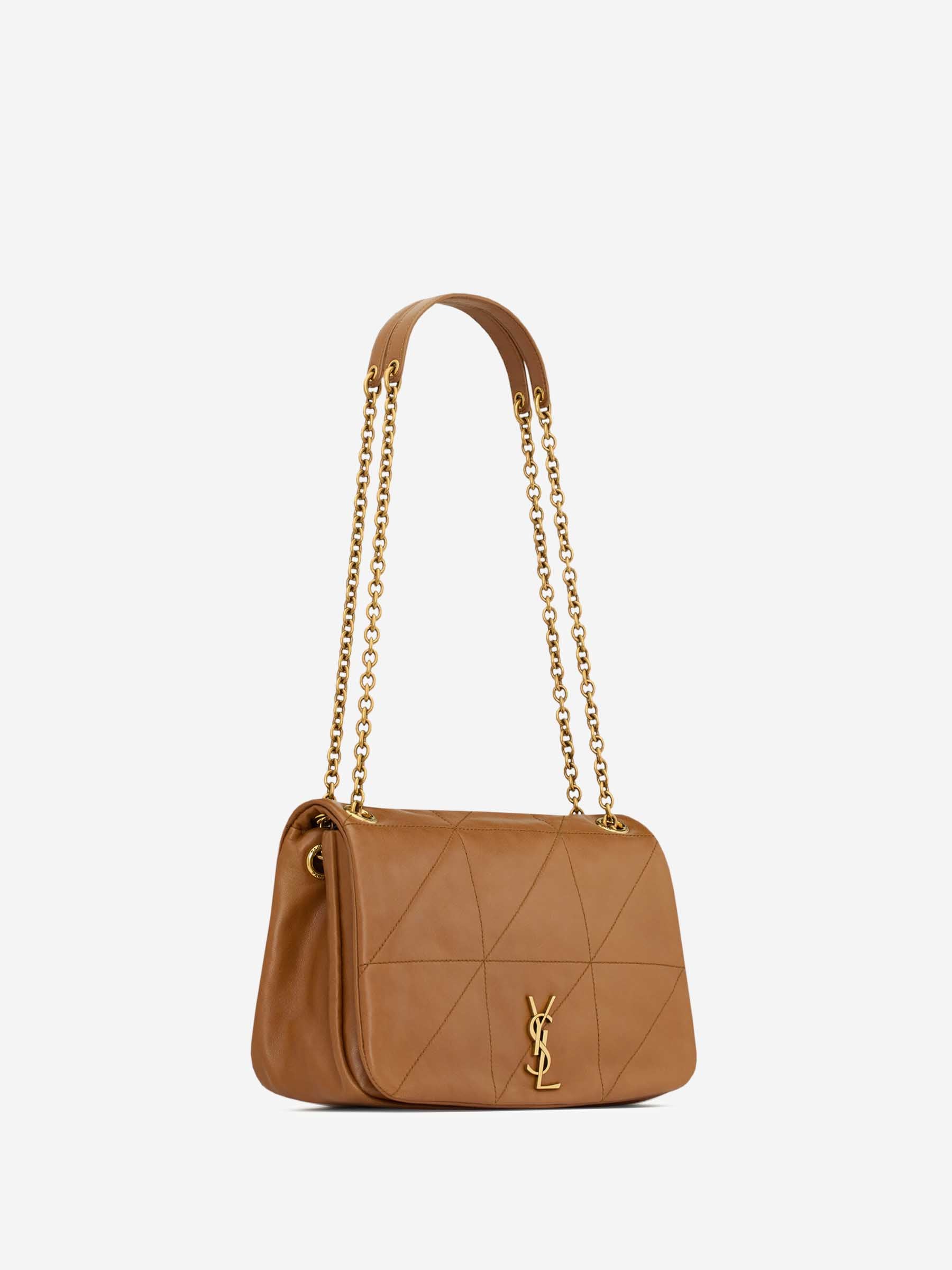 Saint Laurent Bolso Hombro Piel Jamie 4.3 Pequeño color Beige sku 810-007806 02 - Foto 2