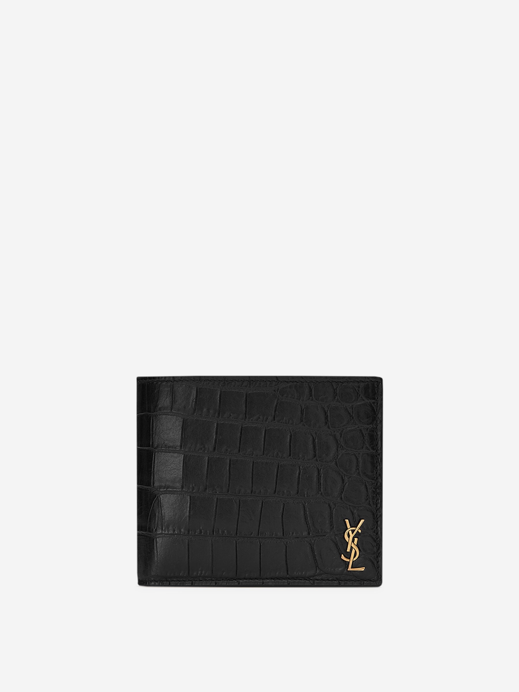 Saint Laurent Cartera Tiny Cassandre color Negro sku 691-001365 01 - Foto 1